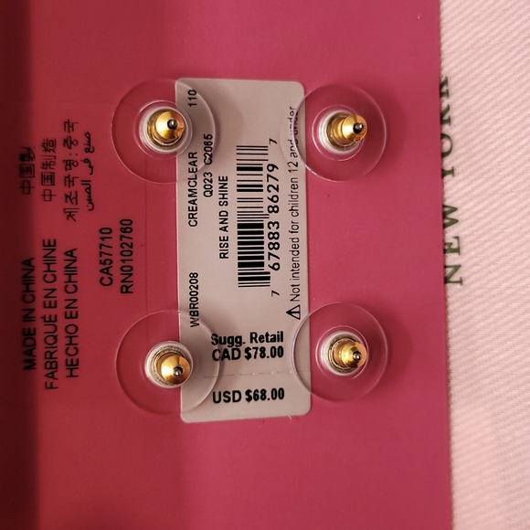 Kate Spade Rise and Shine Stud Set - Picture 5 of 7